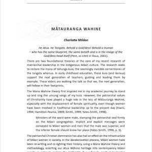 P116-123: Toku Ano Ao Māori - My Very Own World